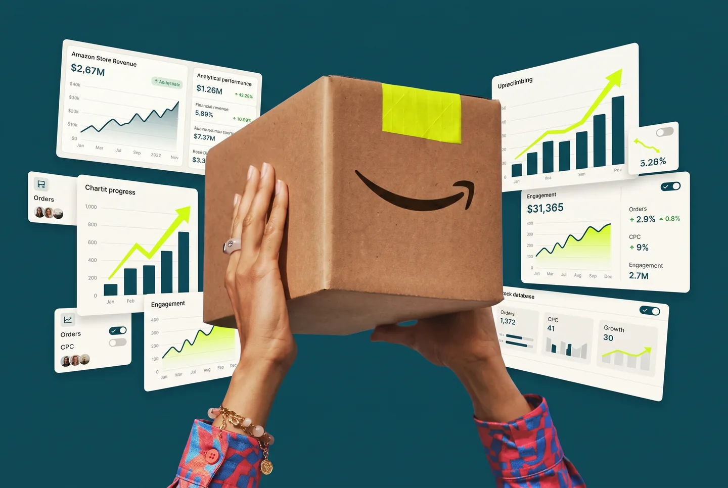 Amazon Brand Story service illustration