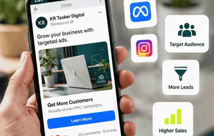 Facebook Ads service illustration